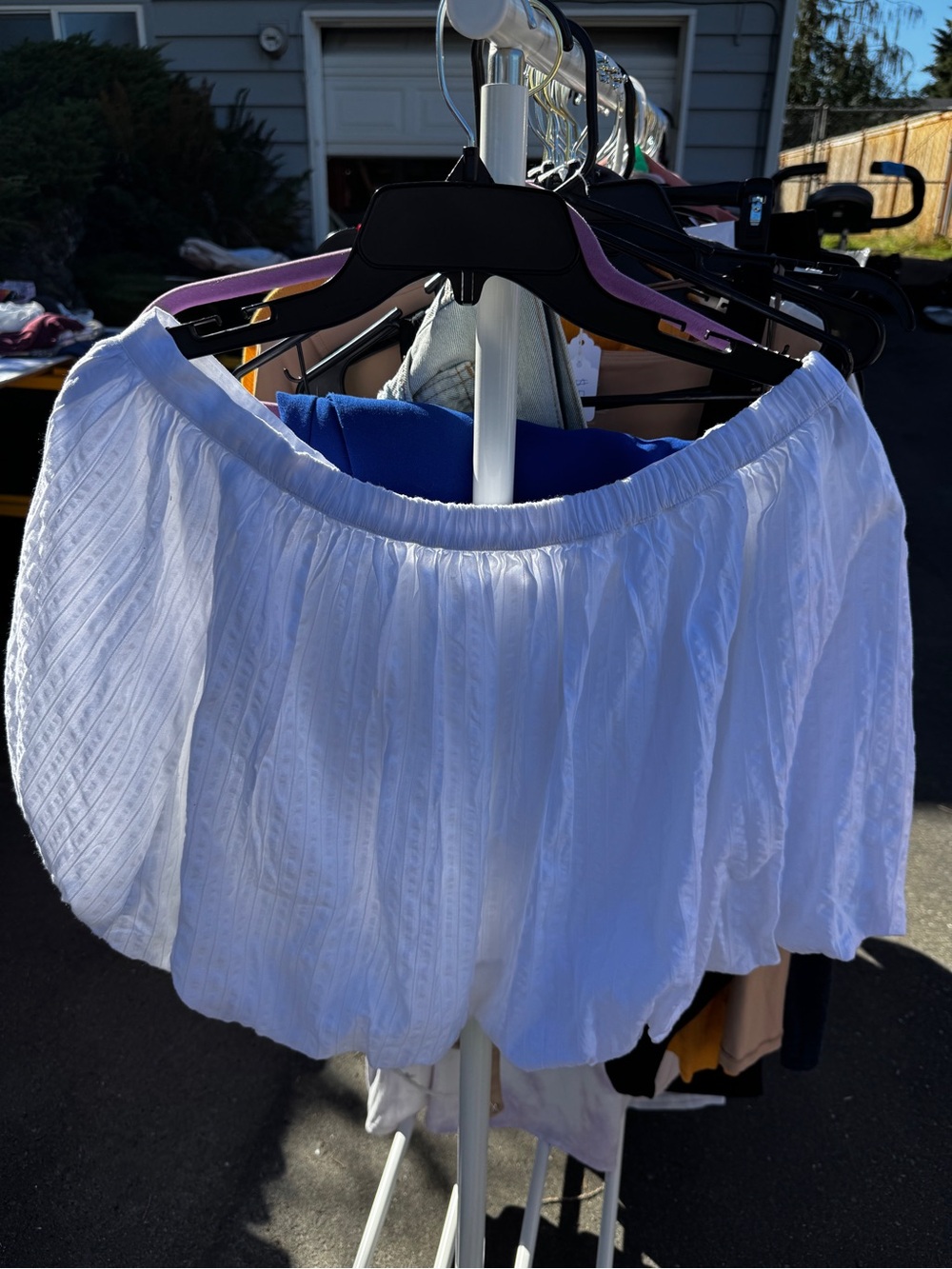 aerie White Bubble Skirt